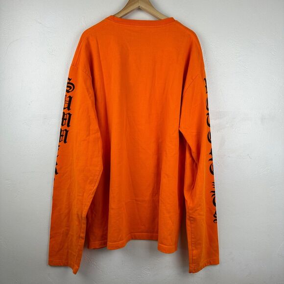 Vetements Summer 2016 Oversized Long Sleeve Shirt‎ Orange Size Large - Picture 7 of 15